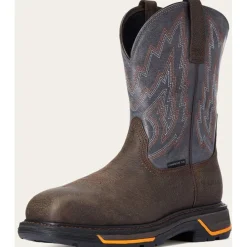 Ariat Men's Big Rig Composite Toe Western Work Boot -Coffee- 10033966
