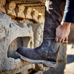 Ariat Men's Big Rig Composite Toe Western Work Boot -Coffee- 10033966