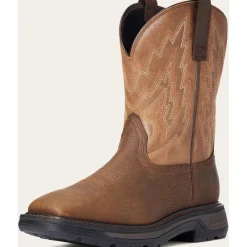 Ariat Men's Big Rig Soft Toe Western Work Boot -Brown- 10033963