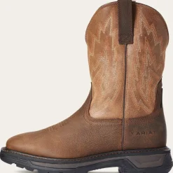 Ariat Men's Big Rig Soft Toe Western Work Boot -Brown- 10033963