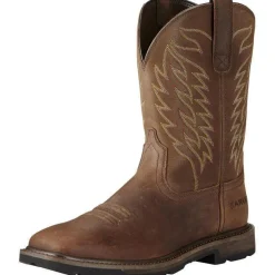 Ariat Men's Groundbreaker 10" Soft Toe Western Work Boot - - 10020059