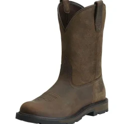 Ariat Men's Groundbreaker 10" Soft Toe Western Work Boot - - 10014238