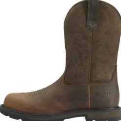 Ariat Men's Groundbreaker 10" Steel Toe Western Work Boot - - 10014241