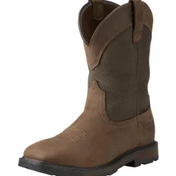 Ariat Men's Groundbreaker 10" Wide Steel Toe Western Work Boot - 10015196