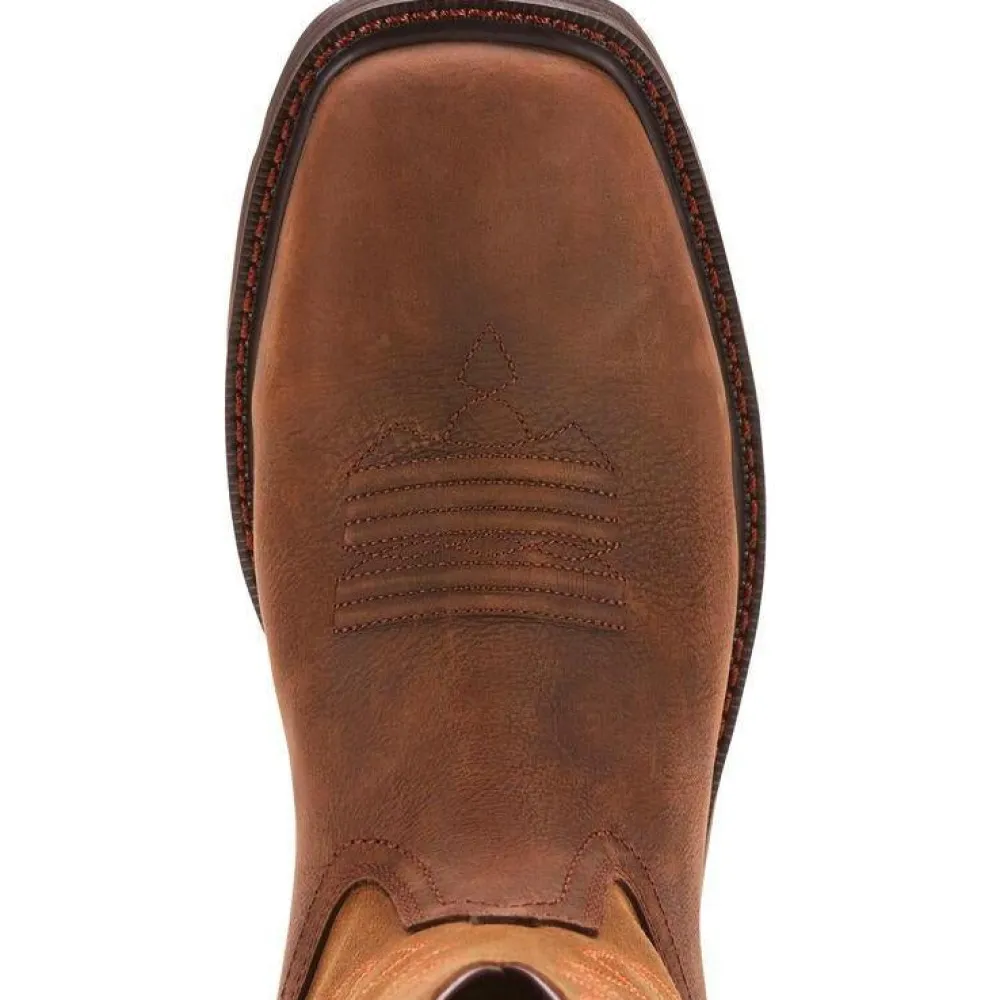 Ariat Men's Groundbreaker 10" Wide Sqr Western Work Boot- 10024984