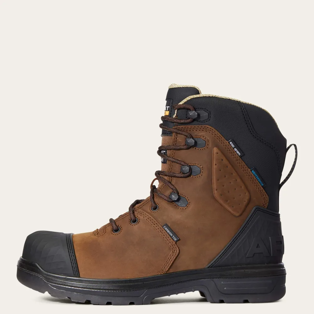 Ariat Men's Outlaw 8" Carbon Toe WP 400G Ins PR Work Boot - - 10033997