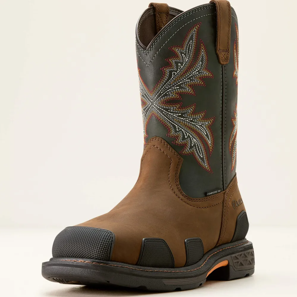 Ariat Men's Overdrive 11" Wide Square Toe Comp Toe Work Boot -- 10053644