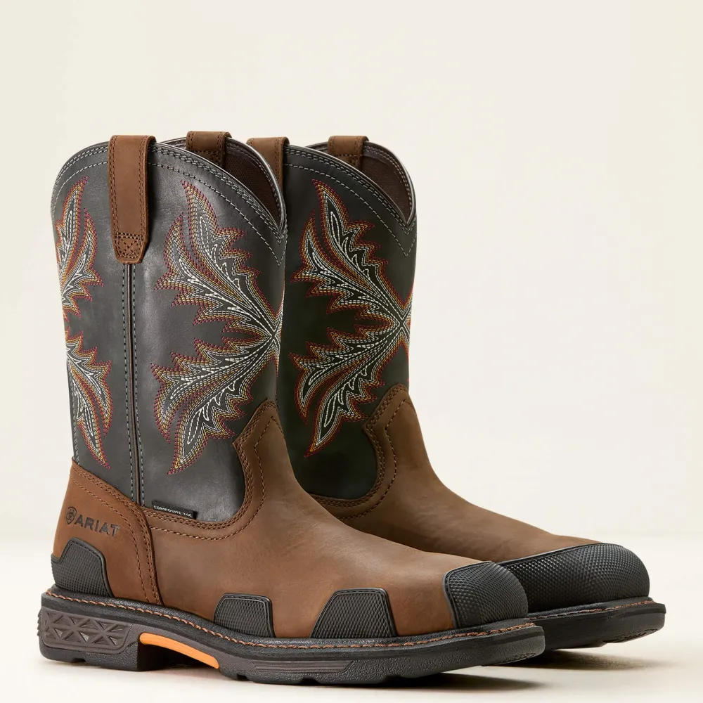 Ariat Men's Overdrive 11" Wide Square Toe Comp Toe Work Boot -- 10053644