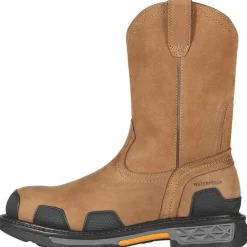 Women Ariat Men's OverDrive Pull-On 10" Comp Toe WP Work Boot 10010901