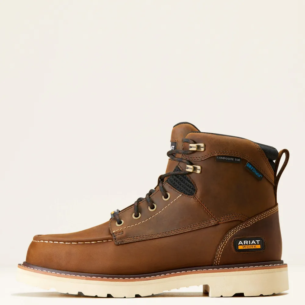 Ariat Men's Rebar Lift 6" Comp Toe WP Work Boot - - 10046876