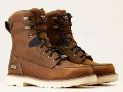 Ariat Men's Rebar Lift 8" Soft Toe WP Work Boot - - 10047029