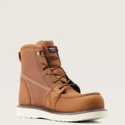 Ariat Men's Rebar Wedge 6" Comp Toe WP Work Boot - Aged - 10044540