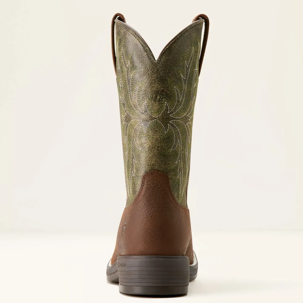 Ariat Men's Ridgeback Round Toe Cowboy Western Boot -Green- 10053575