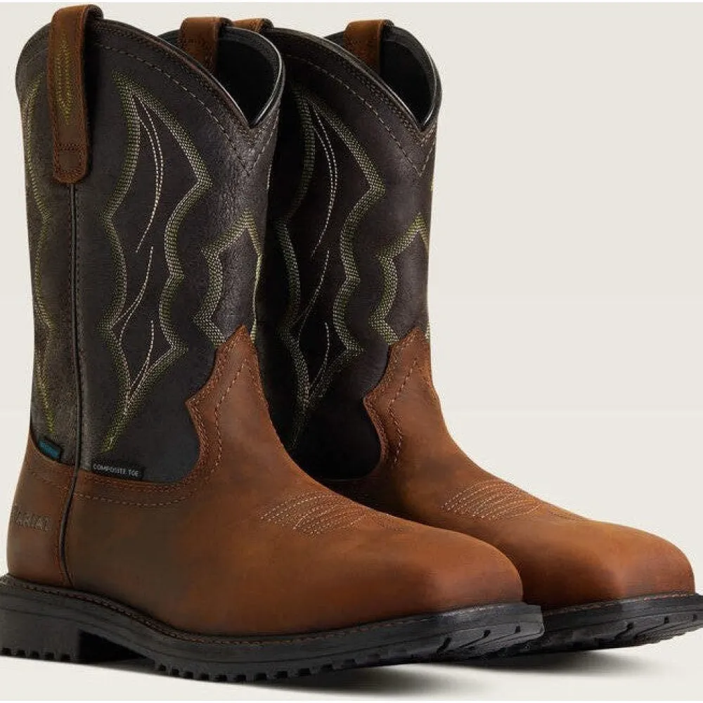 Ariat Men's Rigtek Wide Comp Toe Western Work Boot -- 10034156