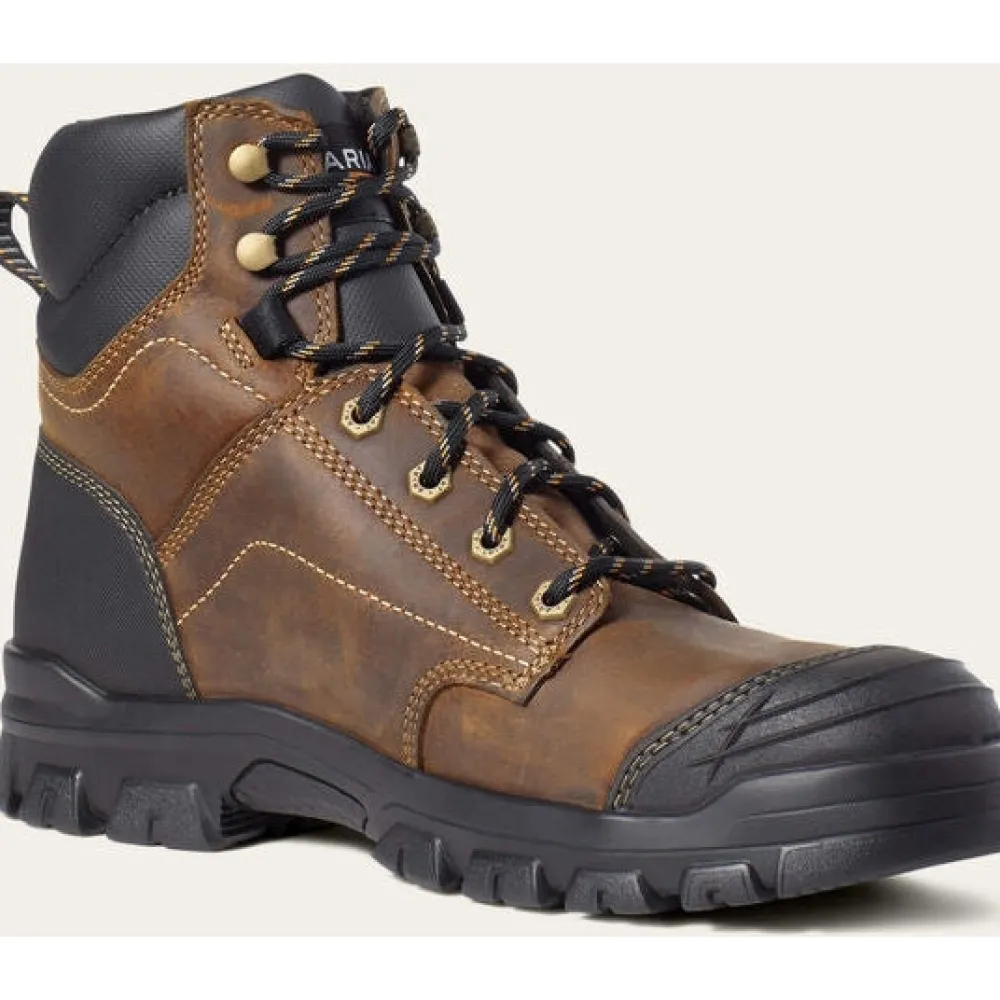 Ariat Men's Treadfast 6" Soft Toe Slip Resistant Work Boot - - 10034672