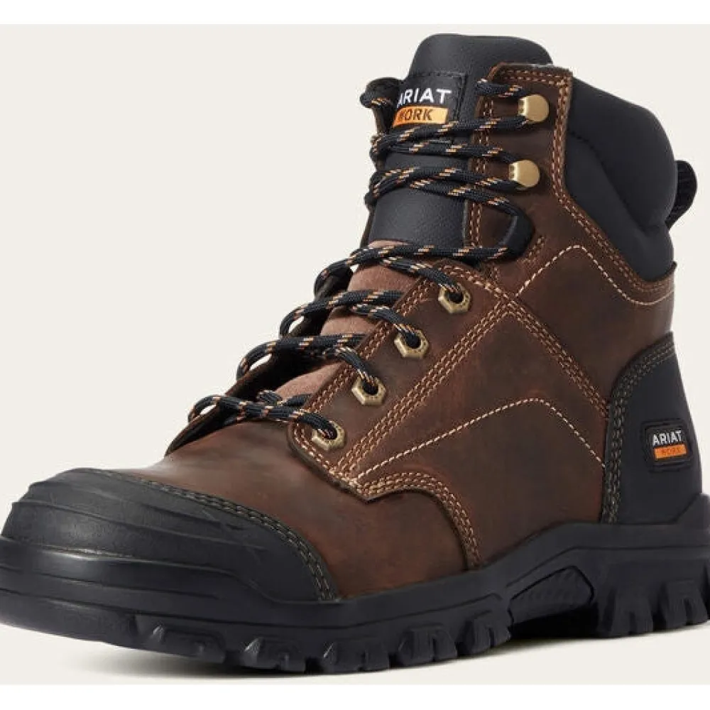 Ariat Men's Treadfast 6" Soft Toe Slip Resistant Work Boot - - 10034672