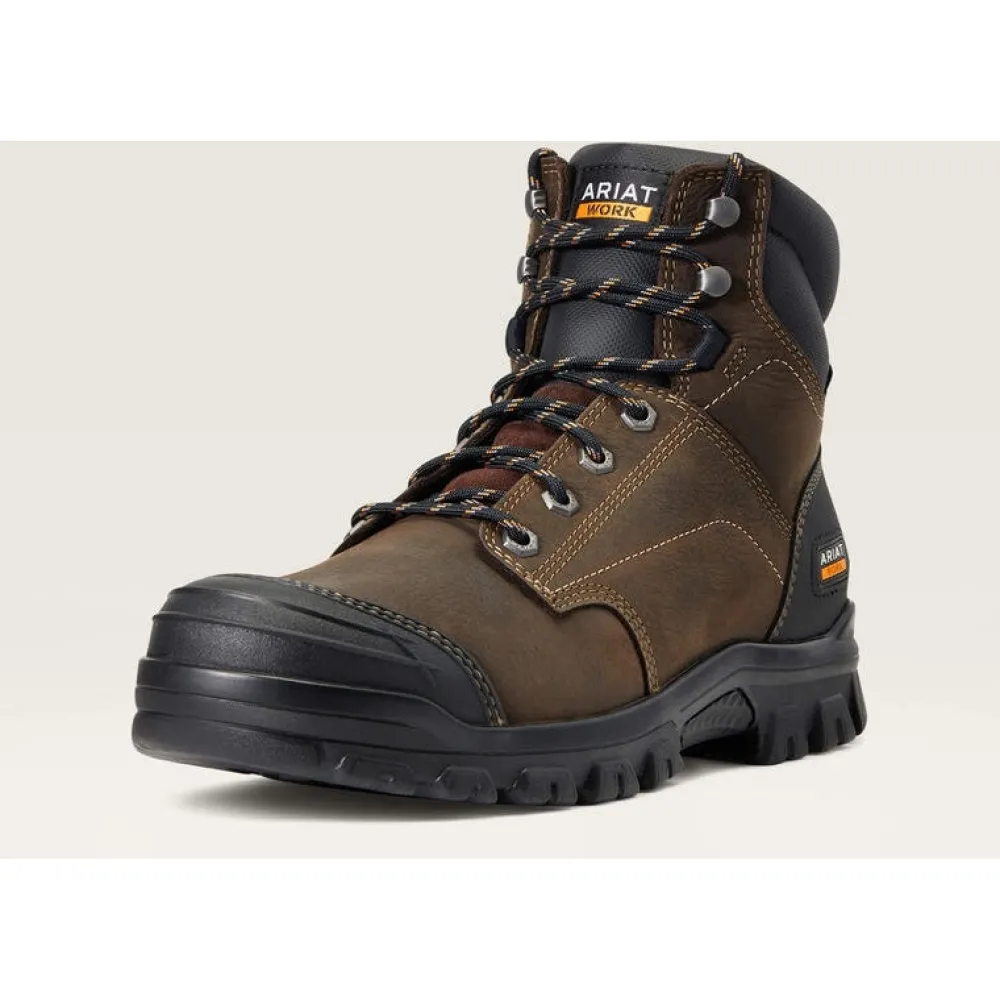 Ariat Men's Treadfast 6" Soft Toe WP Slip Resist Work Boot - - 10040266