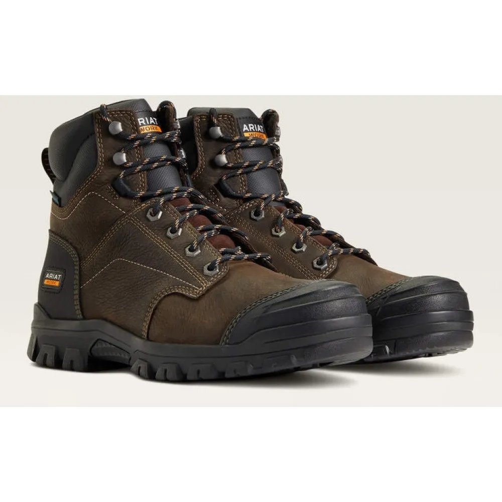 Ariat Men's Treadfast 6" Soft Toe WP Slip Resist Work Boot - - 10040266