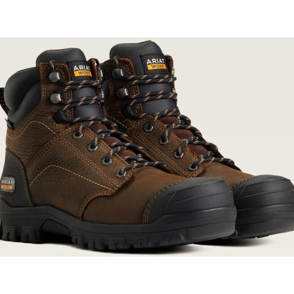 Ariat Men's Treadfast 6" Soft Toe WP Slip Resist Work Boot - - 10040404