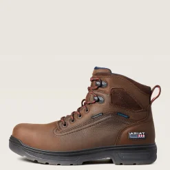 Ariat Men's Turbo 6" Carbon Toe WP USA Assembled Work Boot - - 10036739