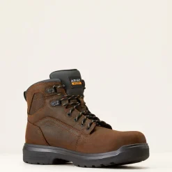 Ariat Men's Turbo 6" Carbon Toe WP Work Boot - Rich - 10046861