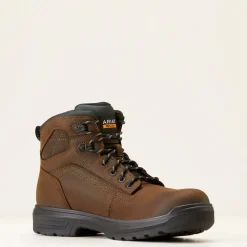 Ariat Men's Turbo 6" Soft Toe WP Work Boot - Rich - 10046860