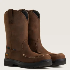Ariat Men's Turbo Moc Toe Carbon Toe WP Work Boot - Mocha - 10040396