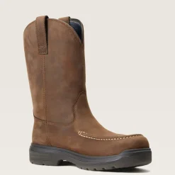 Ariat Men's Turbo Moc Toe Carbon Toe WP Work Boot - Mocha - 10040396