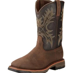 Ariat Men's WorkHog 11" Soft Toe Western Work Boot - Bruin - 10017436