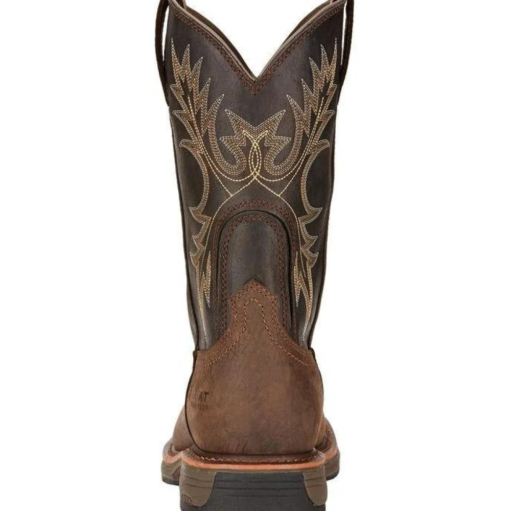 Ariat Men's WorkHog 11" Soft Toe Western Work Boot - Bruin - 10017436