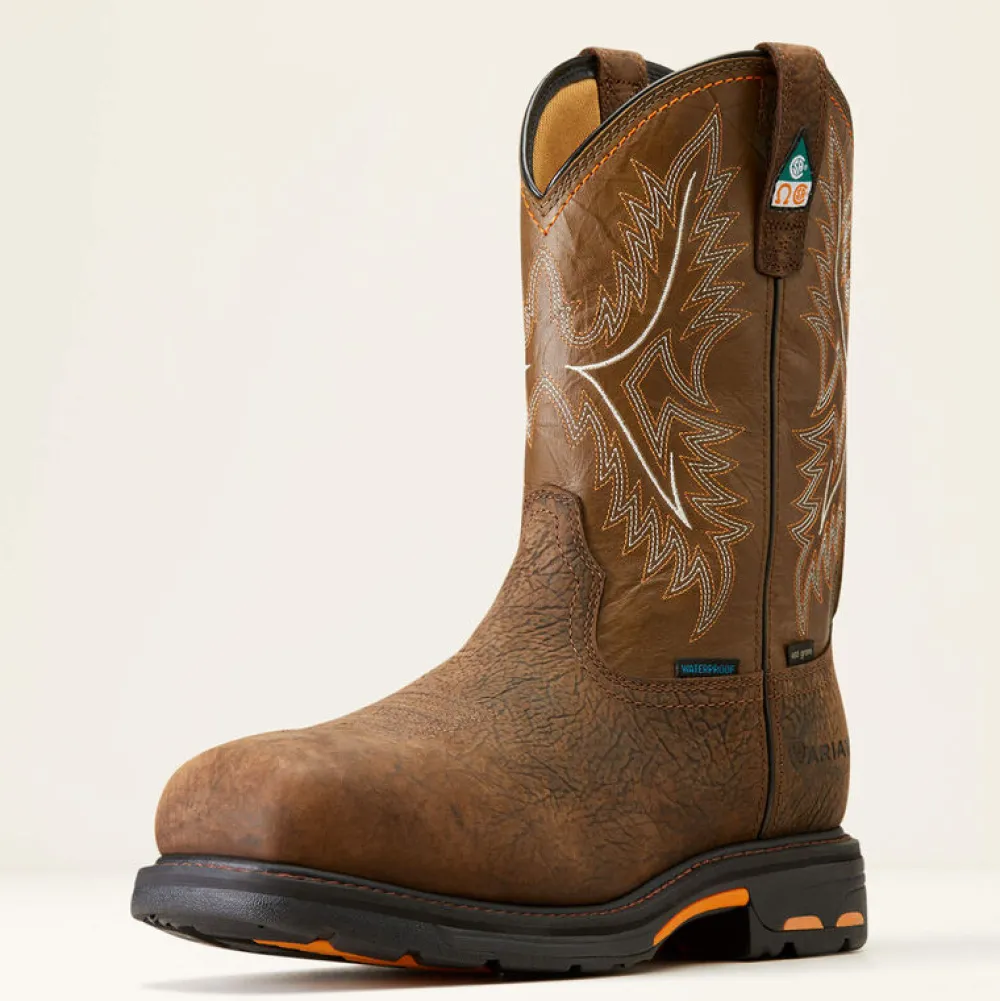 Ariat Men's WorkHog CSA CT Waterproof Ins Western Work Boot -- 10042552