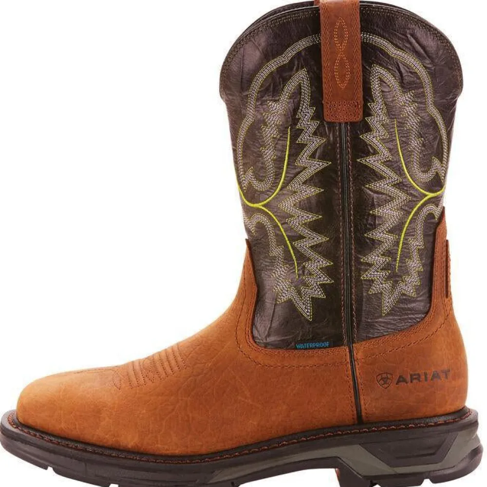 Ariat Men's WorkHog XT 11" Soft Toe WP Work Boot - Tumbled - 10024971