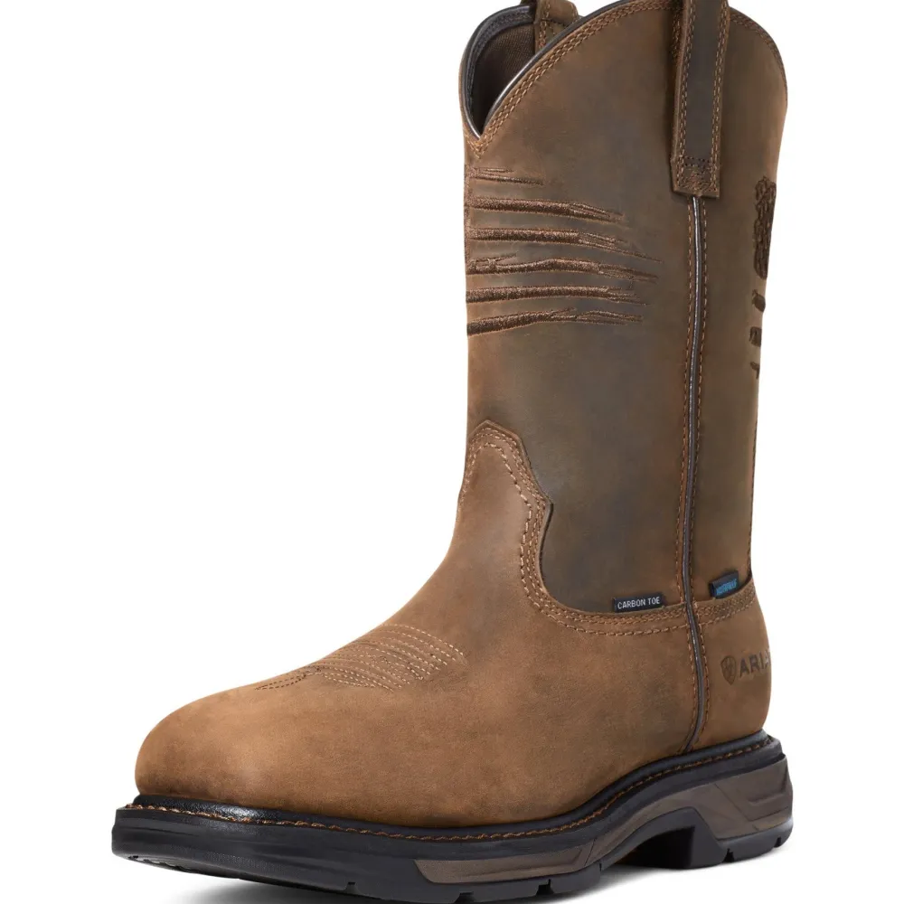 Ariat Men's WorkHog XT Carbon Toe WP Western Work Boot - - 10036002