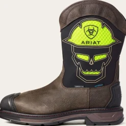 Ariat Men's WorkHog Xt VenTek Bold Carbon Toe WP Work Boot -Coffee- 10035881