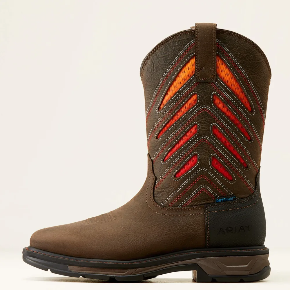 Ariat Men's WorkHog XT VentTEK 11" Soft Toe WP Western Work Boot- 10044504