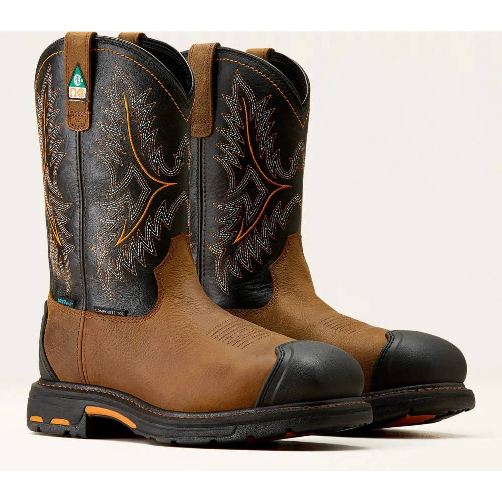 Ariat Men's WorkHog XTR 11" Comp Toe WP CSA PR Western Work Boot- 10042491