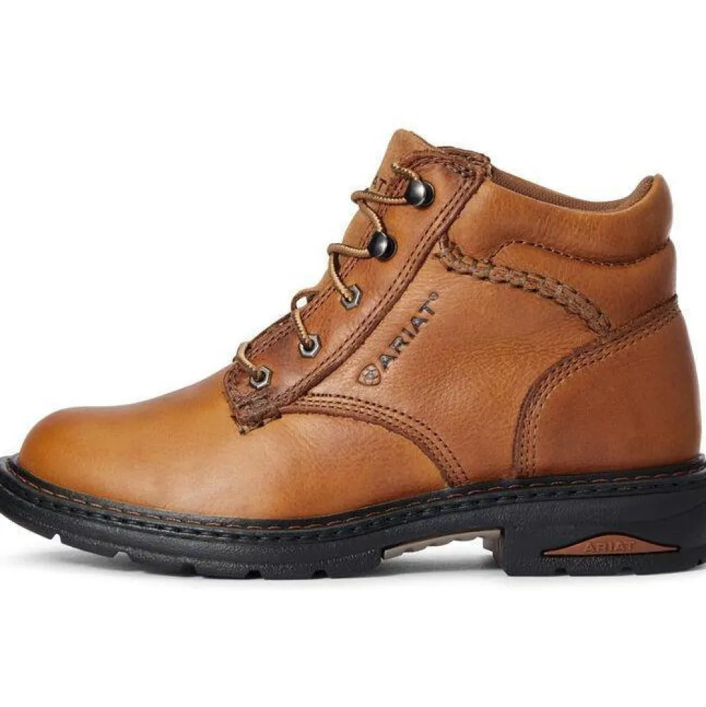 Ariat Women's Macey 5" Soft Toe Work Boot - Dark Peanut - 10005947
