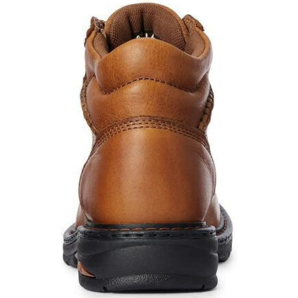 Ariat Women's Macey 5" Soft Toe Work Boot - Dark Peanut - 10005947
