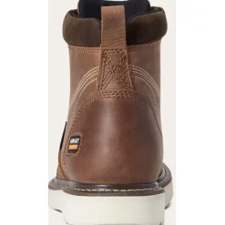 Women Ariat Women's Rebar Wedge Moc Toe WP Work Boot - Aged Honey - 10038336