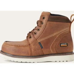 Ariat Women's Rebar Wedge CT Waterproof Work Boot - Aged - 10038335