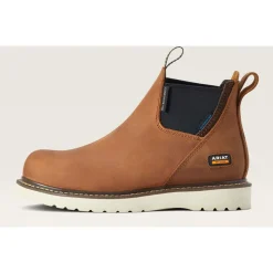 Ariat Women's Rebar Wedge Comp Toe WP Chelsea Work Boot -Aged - 10042564