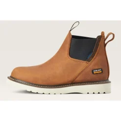 Ariat Women's Rebar Wedge WP Chelsea Work Boot -Aged - 10042481