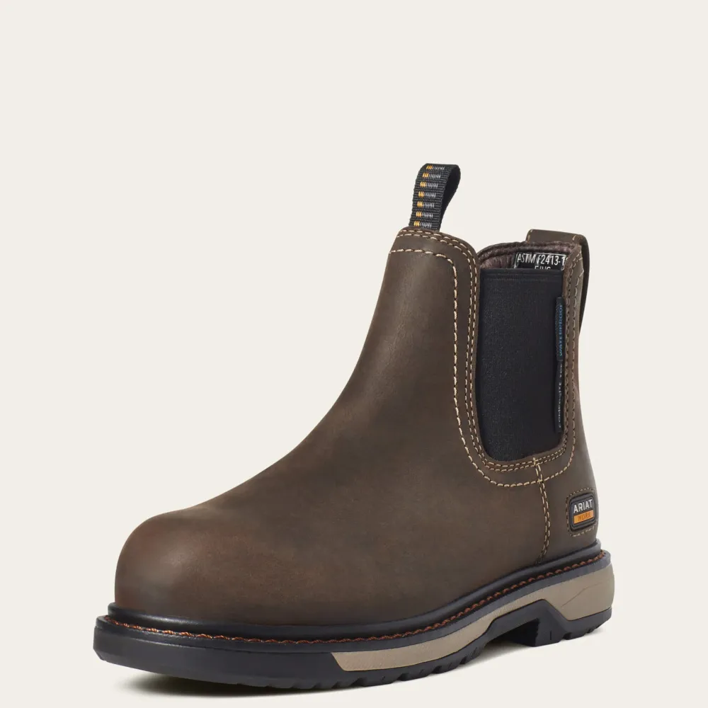 Ariat Women's Riveter Chelsea Comp Toe CSA WP PR Work Boot - - 10035772