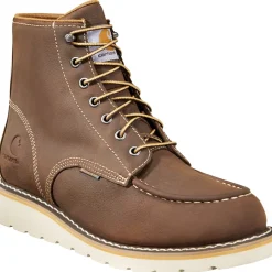 Women Carhartt Men's 6" Soft Toe Waterproof Wedge Work Boot - CMW6095