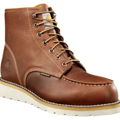 Women Carhartt Men's 6" Soft Toe Waterproof Wedge Work Boot - - CMW6175