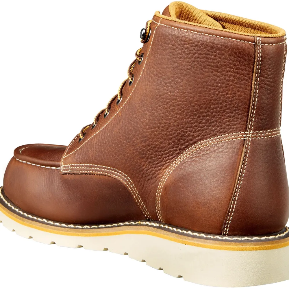 Women Carhartt Men's 6" Soft Toe Waterproof Wedge Work Boot - - CMW6175