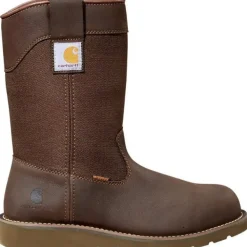 Women Carhartt Men's 10" Steel Toe WP Wedge Wellington Work Boot -- FW1230-M