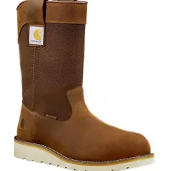 Women Carhartt Men's 10" Steel Toe WP Wedge Wellington Work Boot -- FW1232-M
