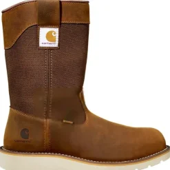 Women Carhartt Men's 10" Steel Toe WP Wedge Wellington Work Boot -- FW1232-M