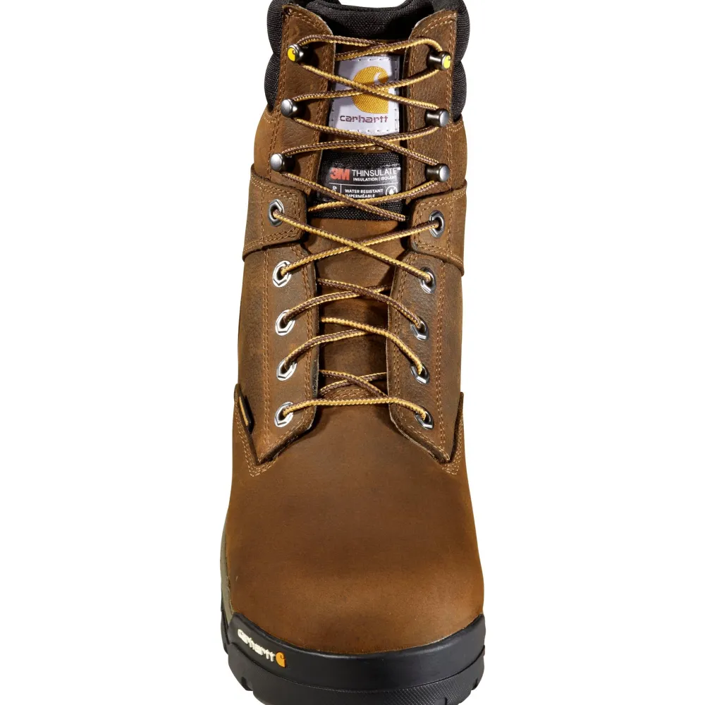 Carhartt Men's Ground Force 8" Soft Toe WP 600G Ins Work Boot- CME8047